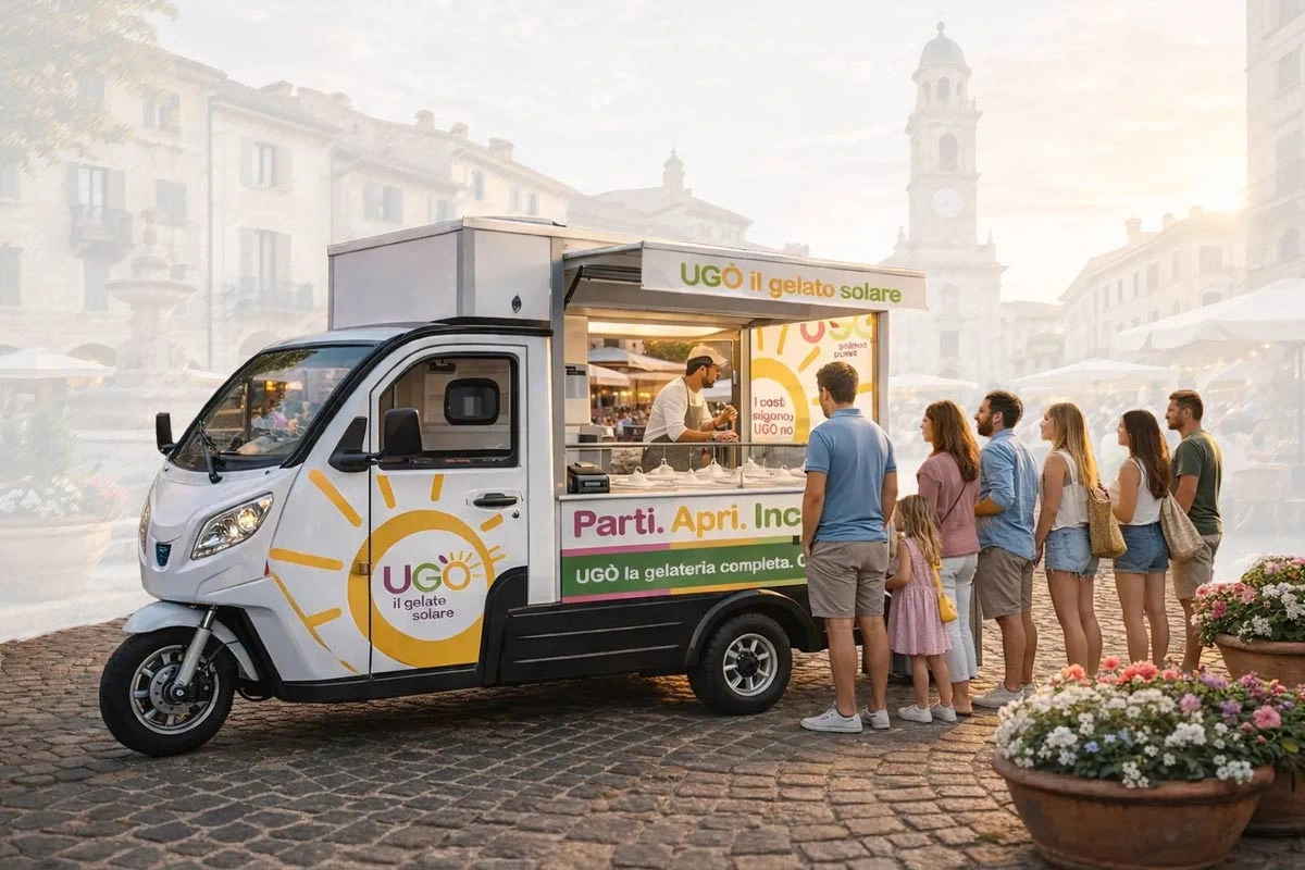 Ugò soluzione vendita mobile gelati